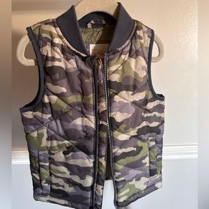 Boys camouflage vest
